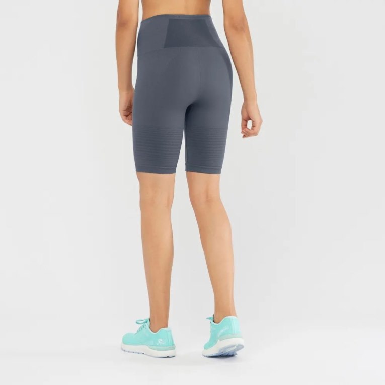 Calça Legging Salomon Essential Move On Seamless Feminino Cinzentas Escuro | PT N82145